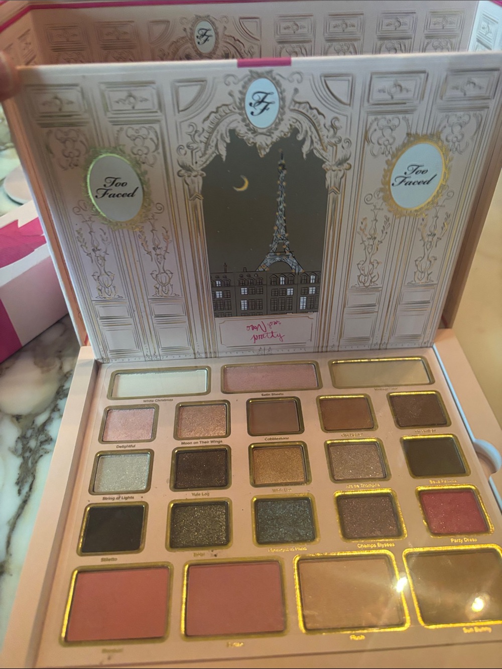 Too Faced Le Grand Palais Glamour Guide Makeup Set Limited Edition New - Picture 5 of 7